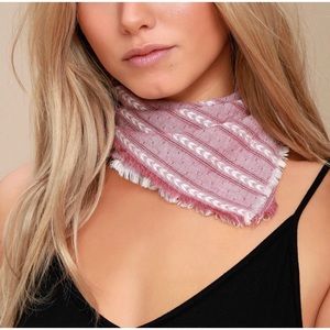 NWT Burgundy bandana